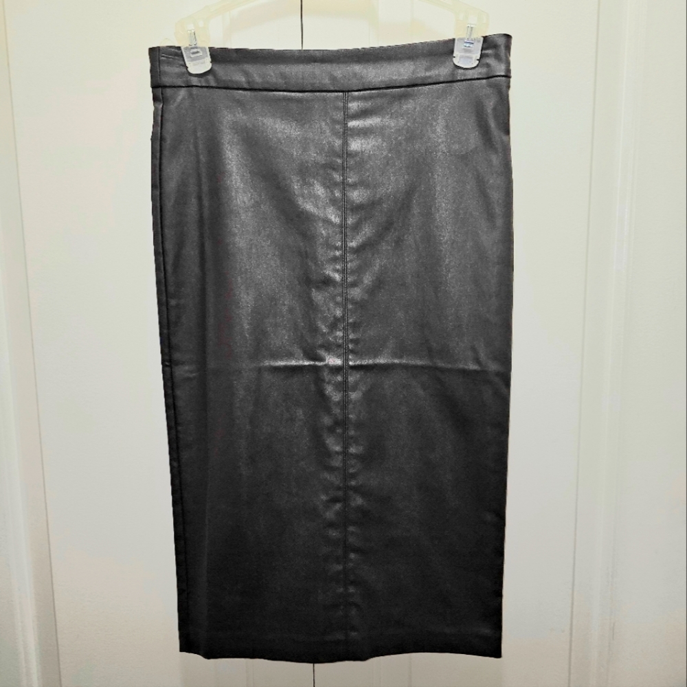 Comme Black Pencil Skirt Size L